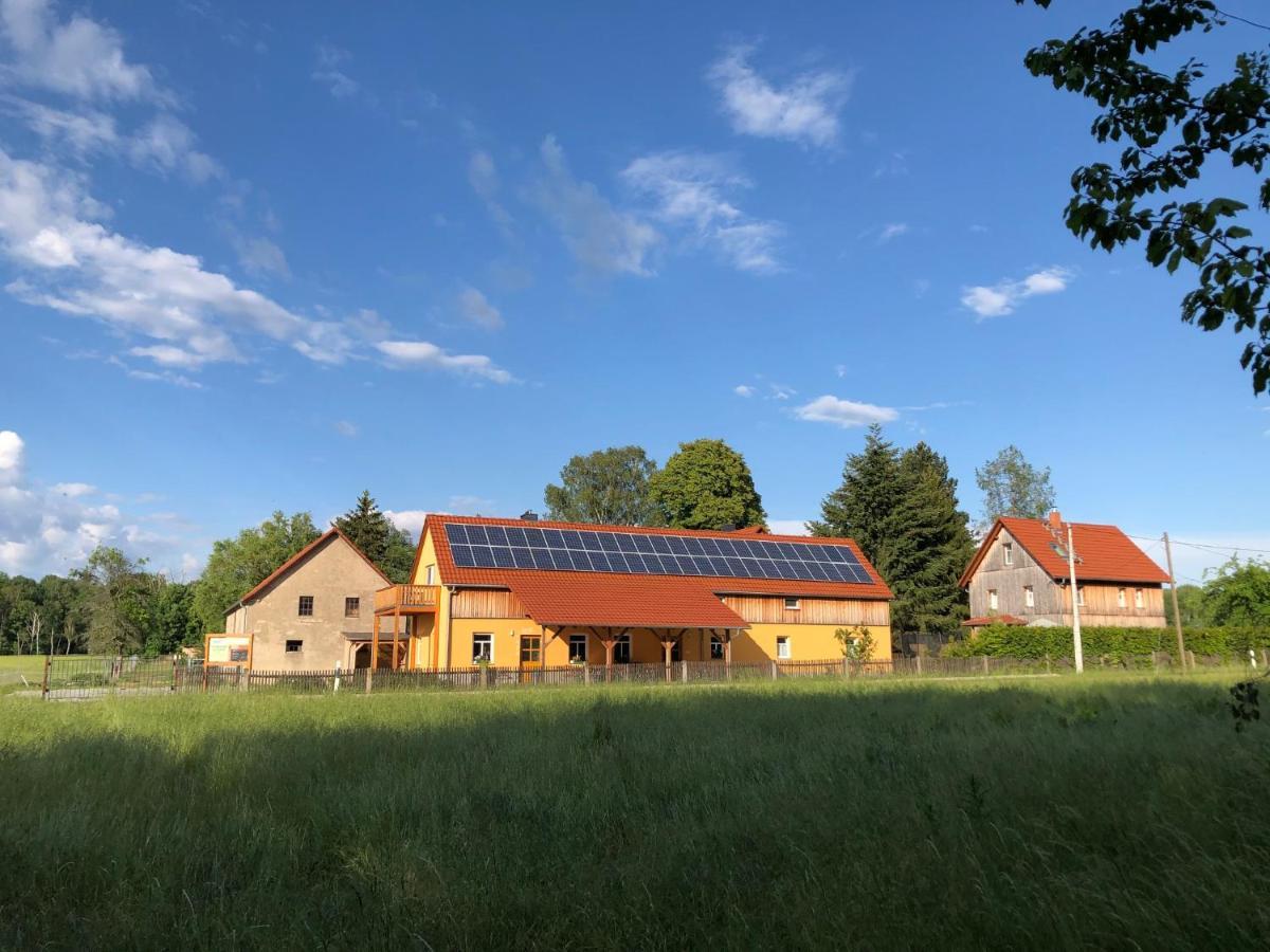 Ferienhof Olbasee Kleinsaubernitz Bagian luar foto