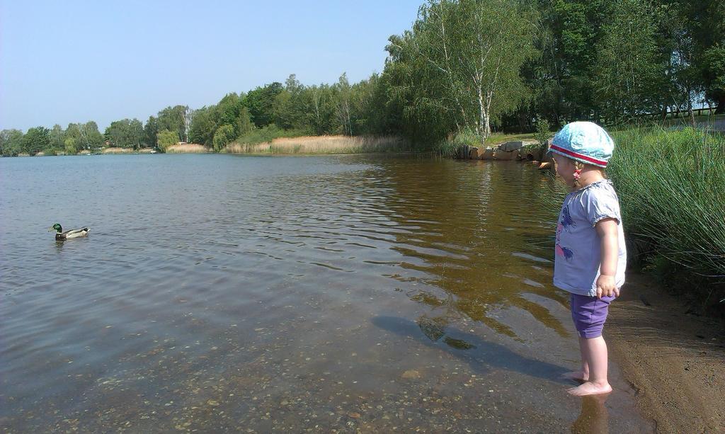 Ferienhof Olbasee Kleinsaubernitz Bagian luar foto