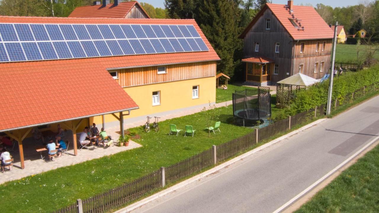 Ferienhof Olbasee Kleinsaubernitz Bagian luar foto